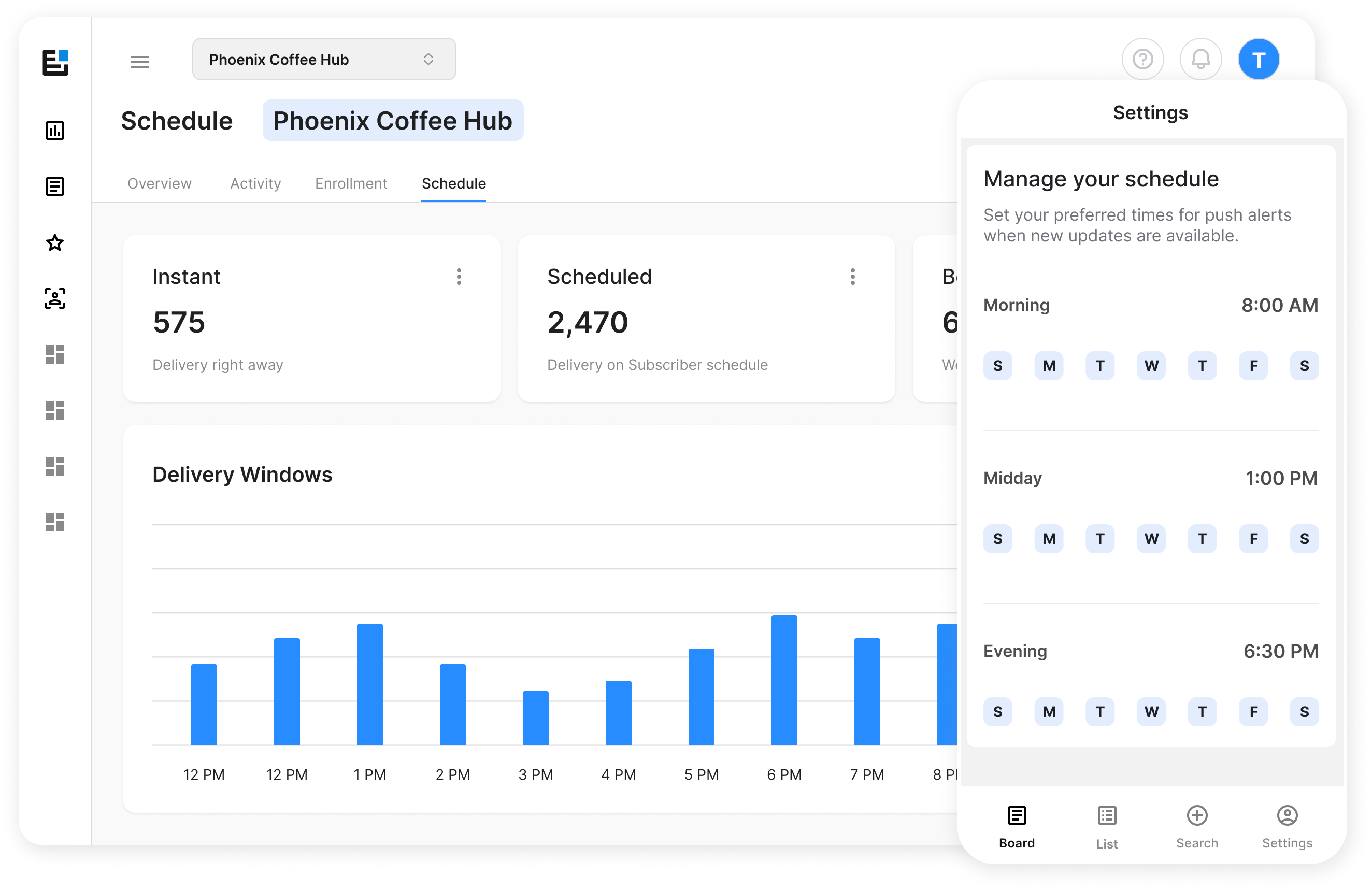 SimplyNotified delivery confirmation and reach analytics