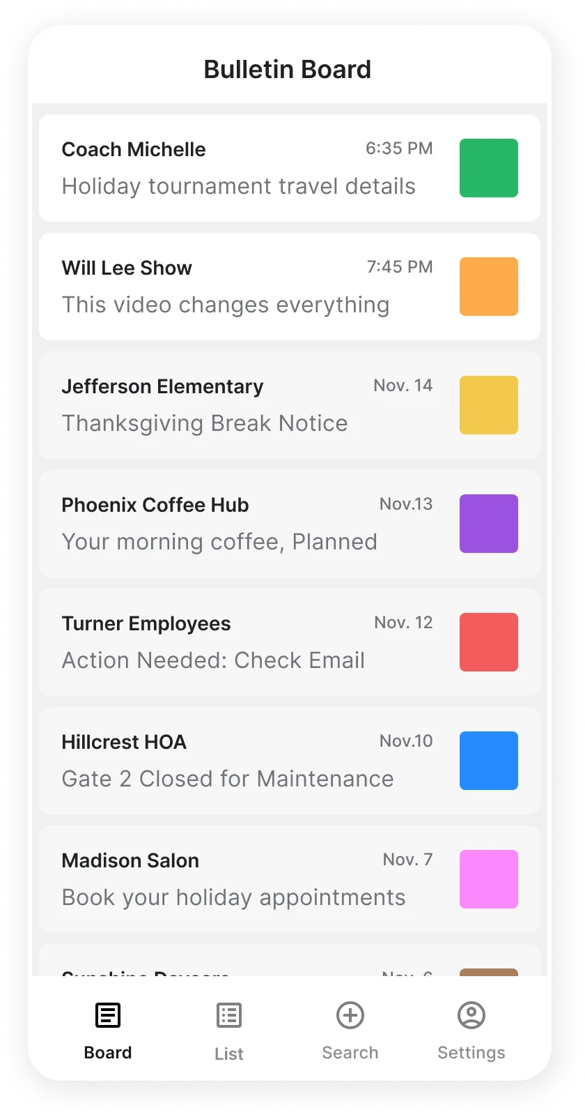 Get updates your way